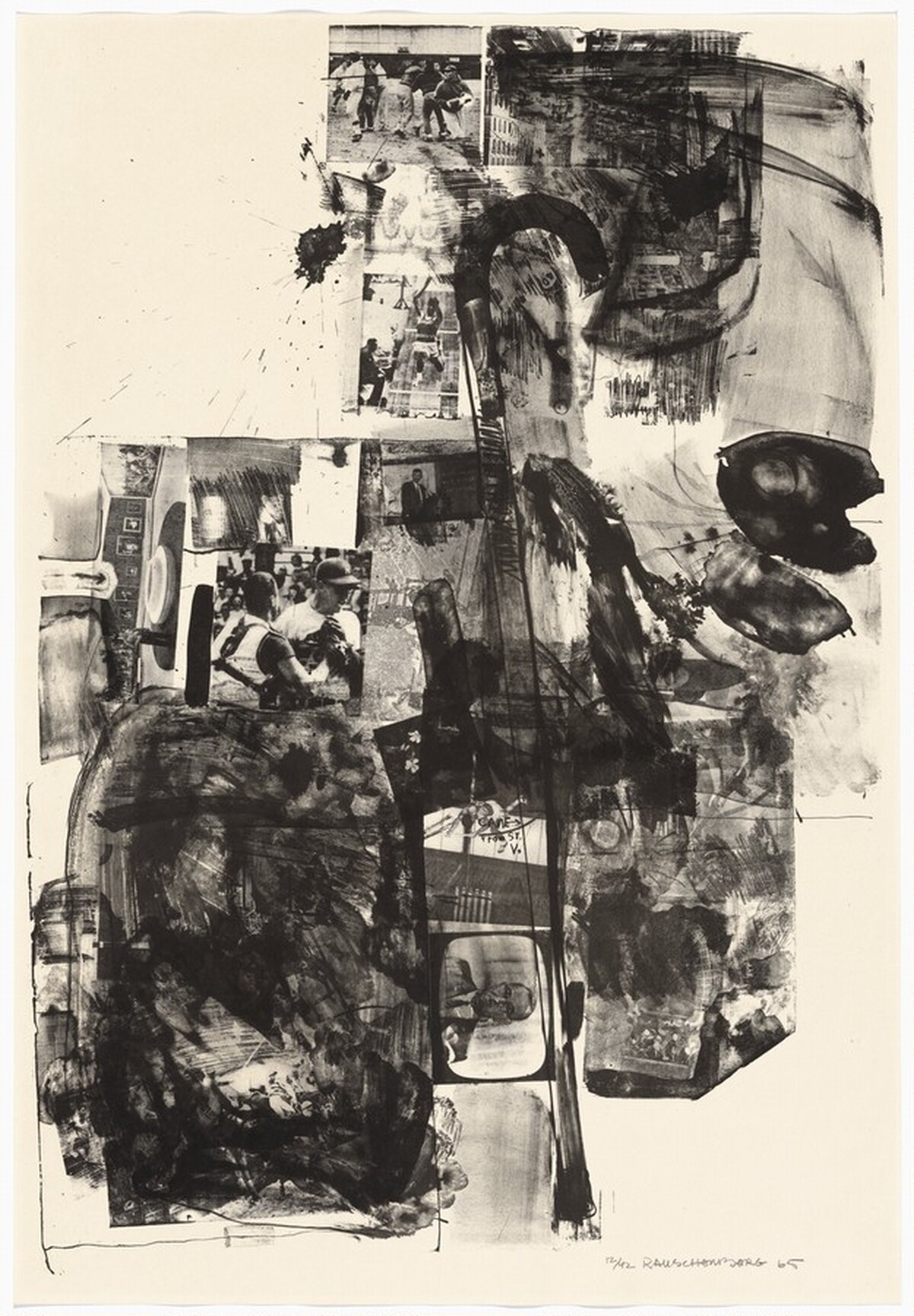 Post Rally by Robert Rauschenberg