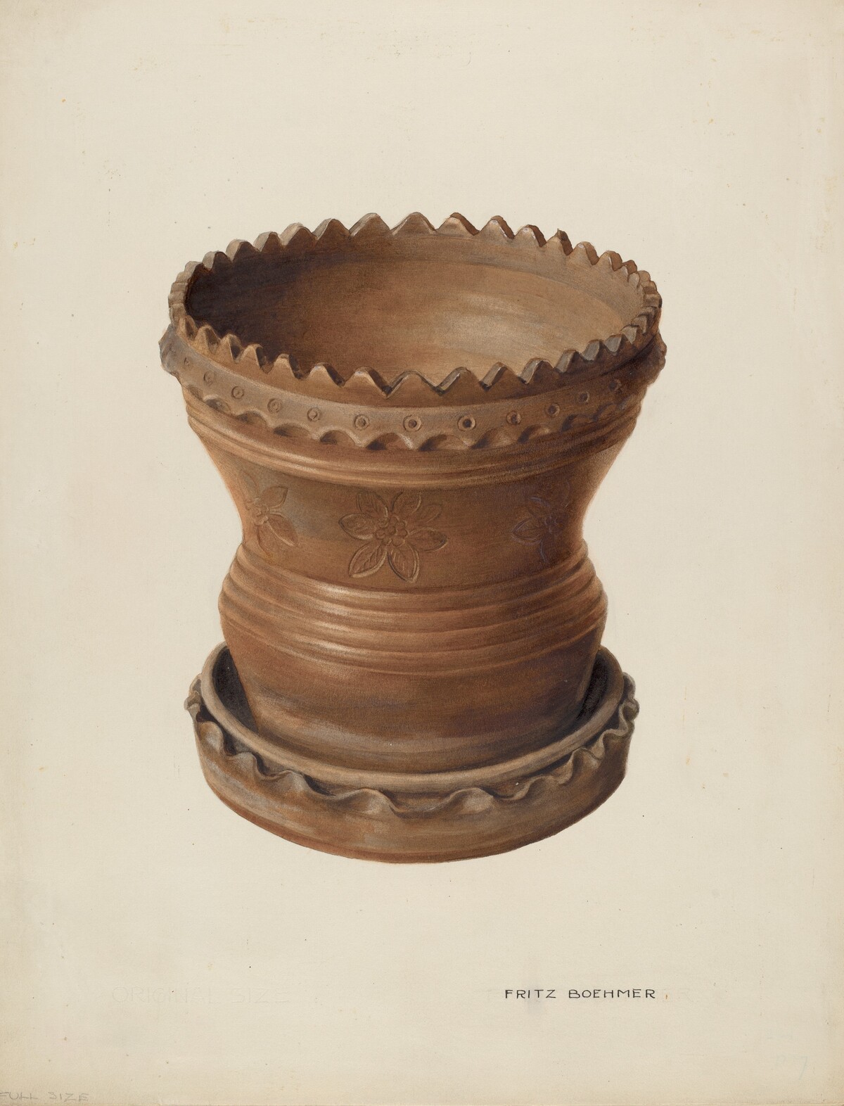 Flower Pot by Fritz Boehmer