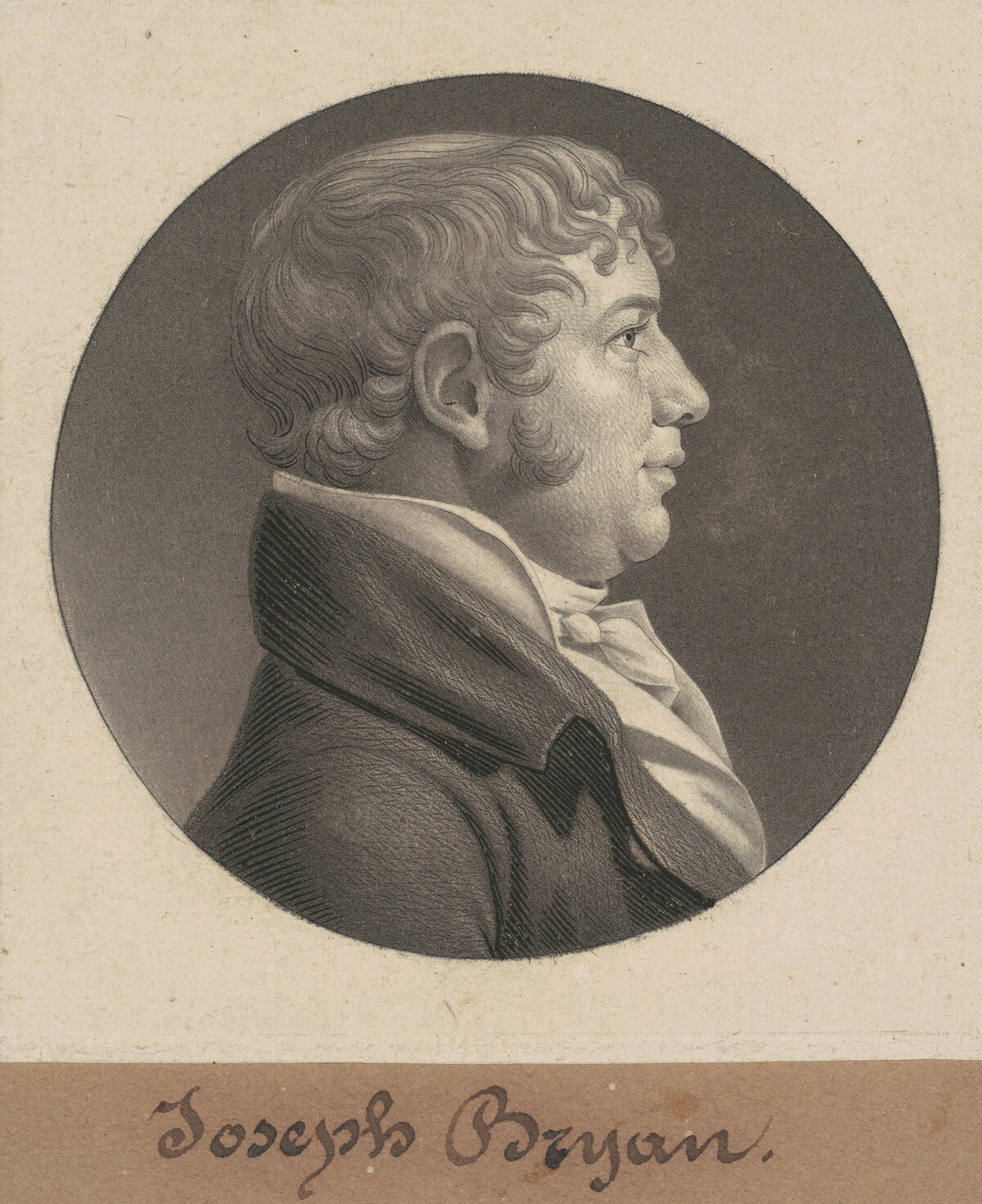 Joseph Bryan by Charles B. J. Févret de Saint-Mémin