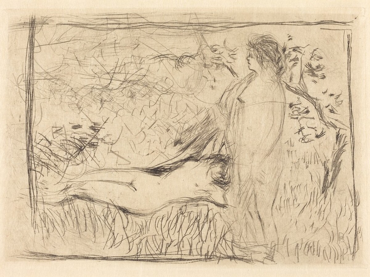 Two Nudes (Deux nus) by Pierre Bonnard