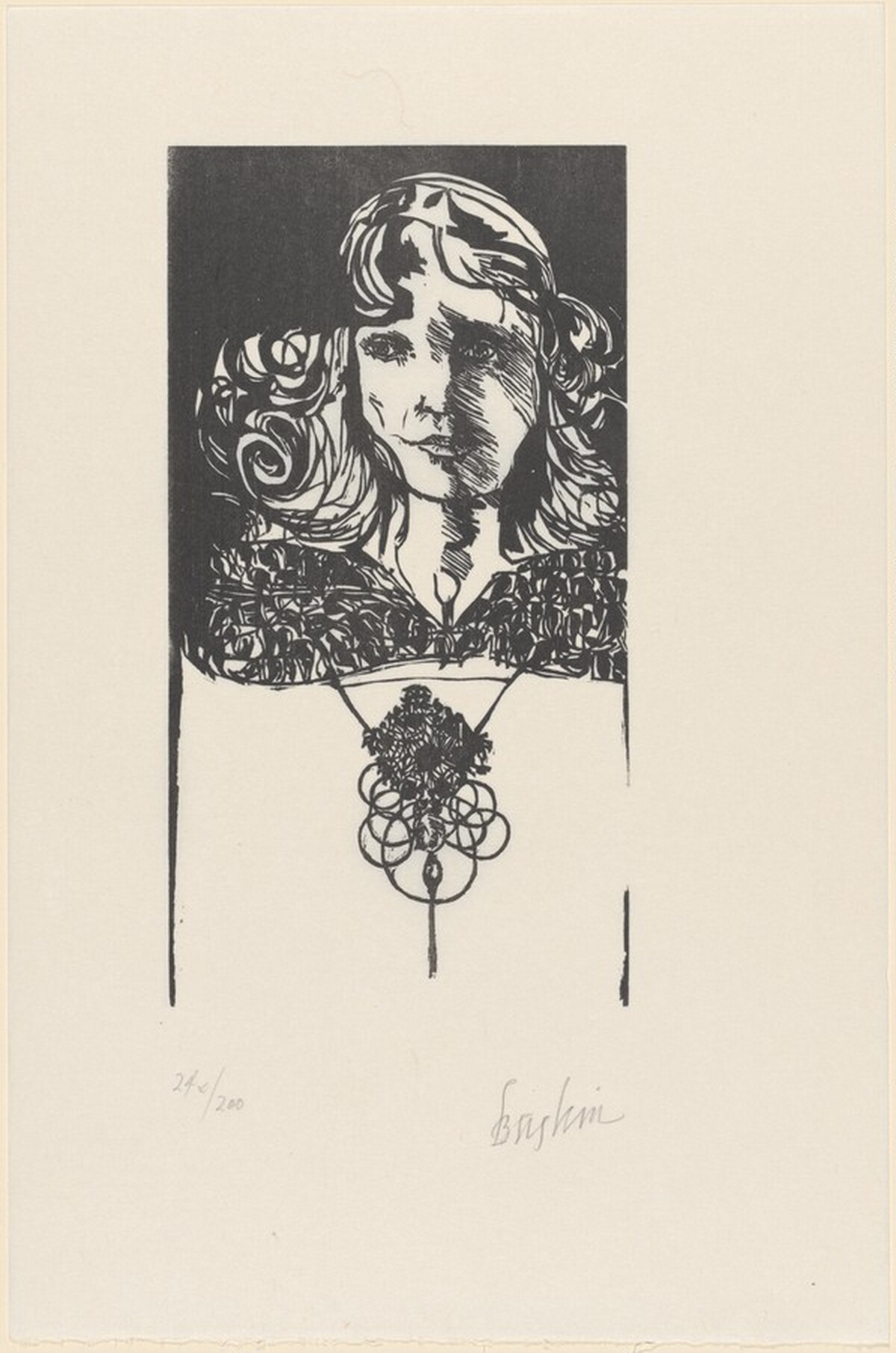 The Accused Desdemona by Leonard Baskin