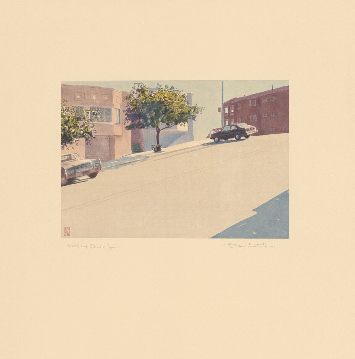 Potrero Houses- Pennsylvania Avenue by Robert Bechtle