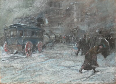 Fifth Avenue Bus, 23rd Street and Broadway