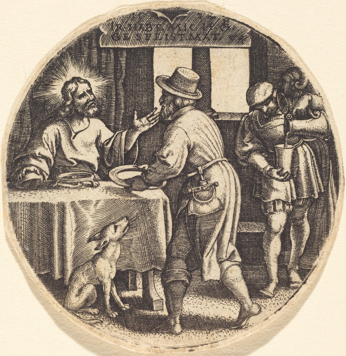 To Feed the Hungry by Georg Pencz