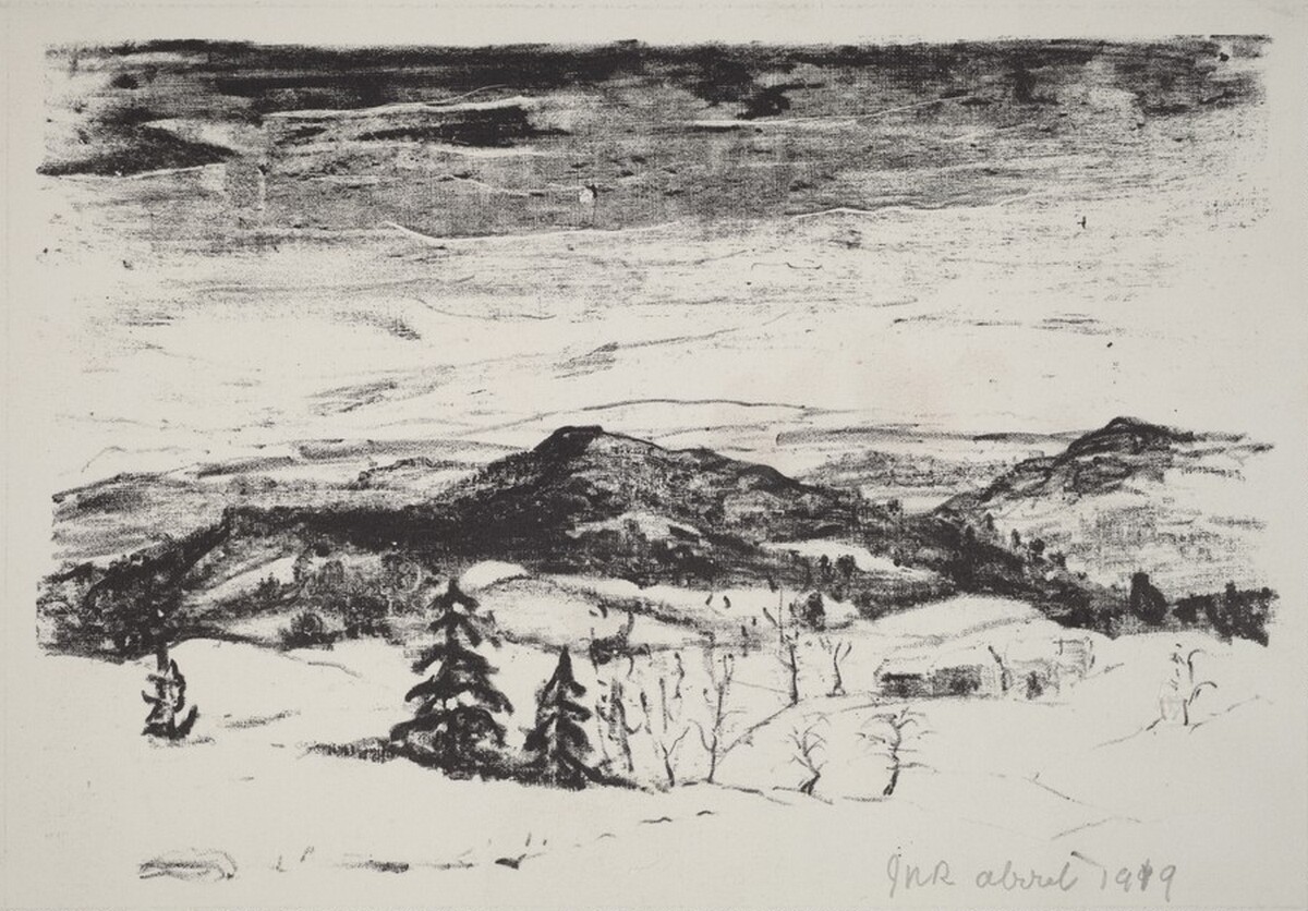 Winter Landscape, Shanty Brook by James N. Rosenberg