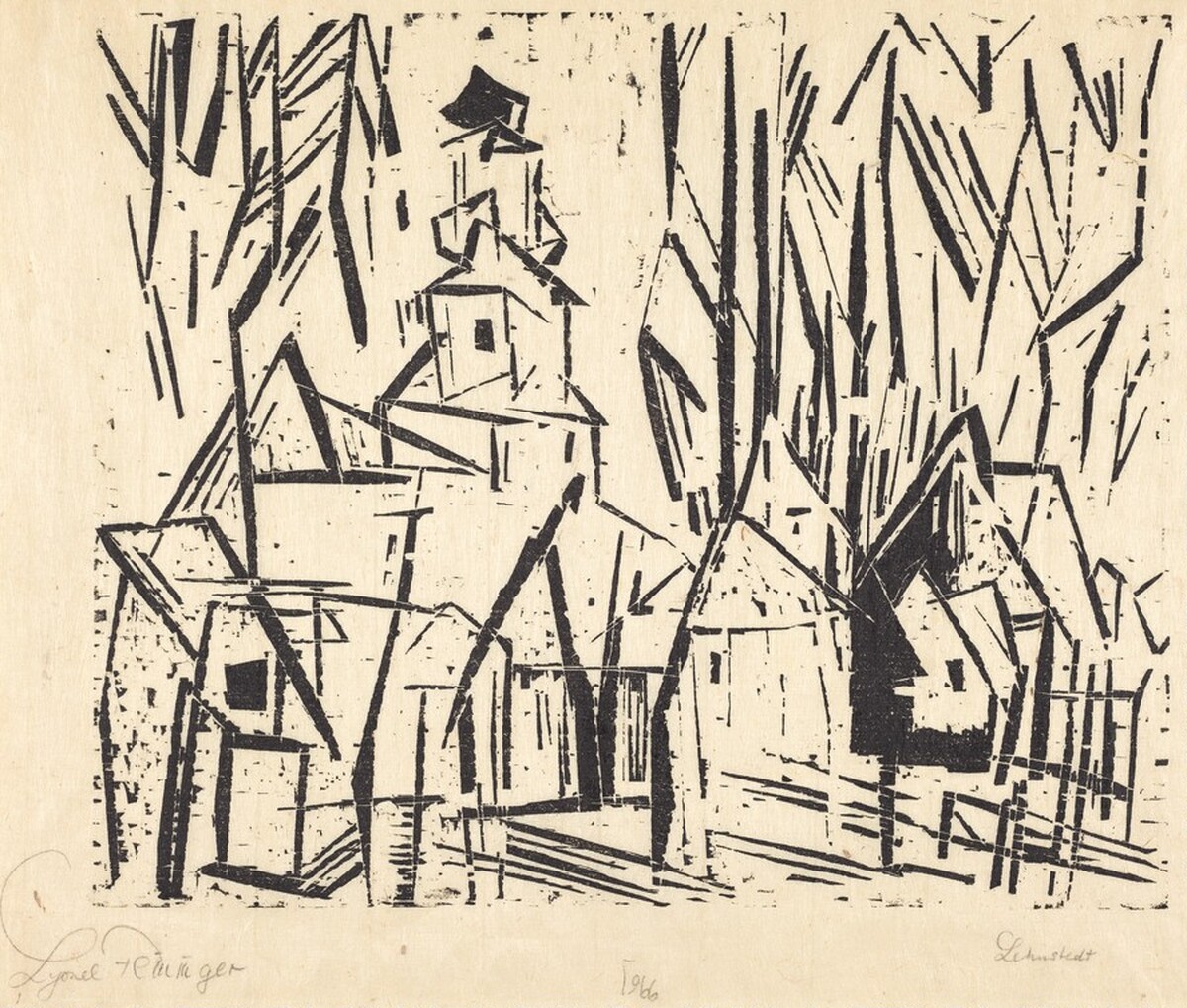 Lehnstedt by Lyonel Feininger