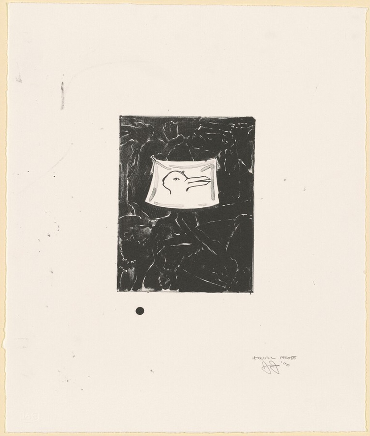 Untitled [trial proof] by Jasper Johns