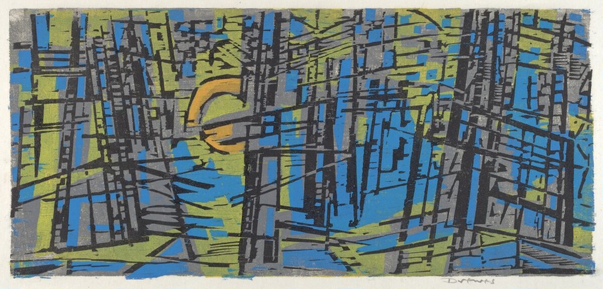 Blue Forest by Werner Drewes