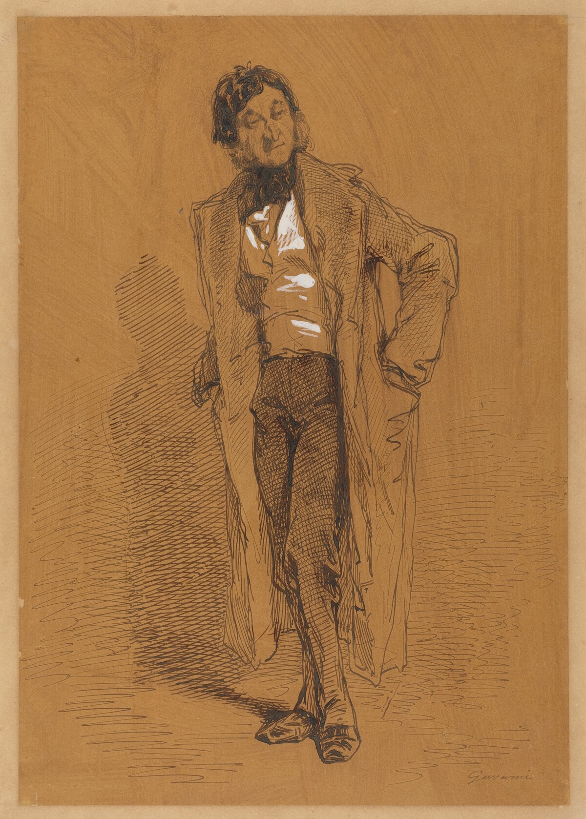Standing Man by Paul Gavarni