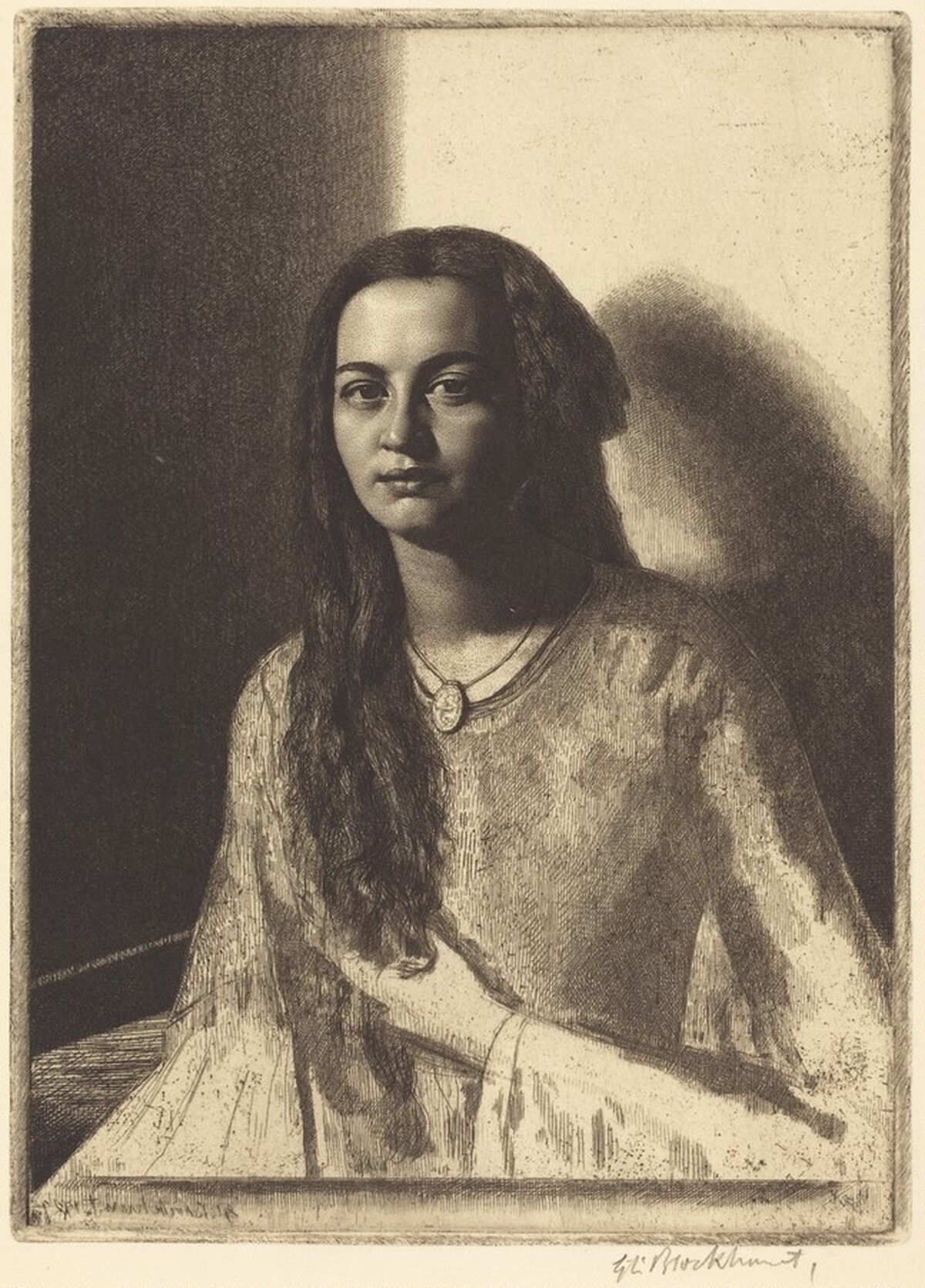 Una by Gerald Leslie Brockhurst