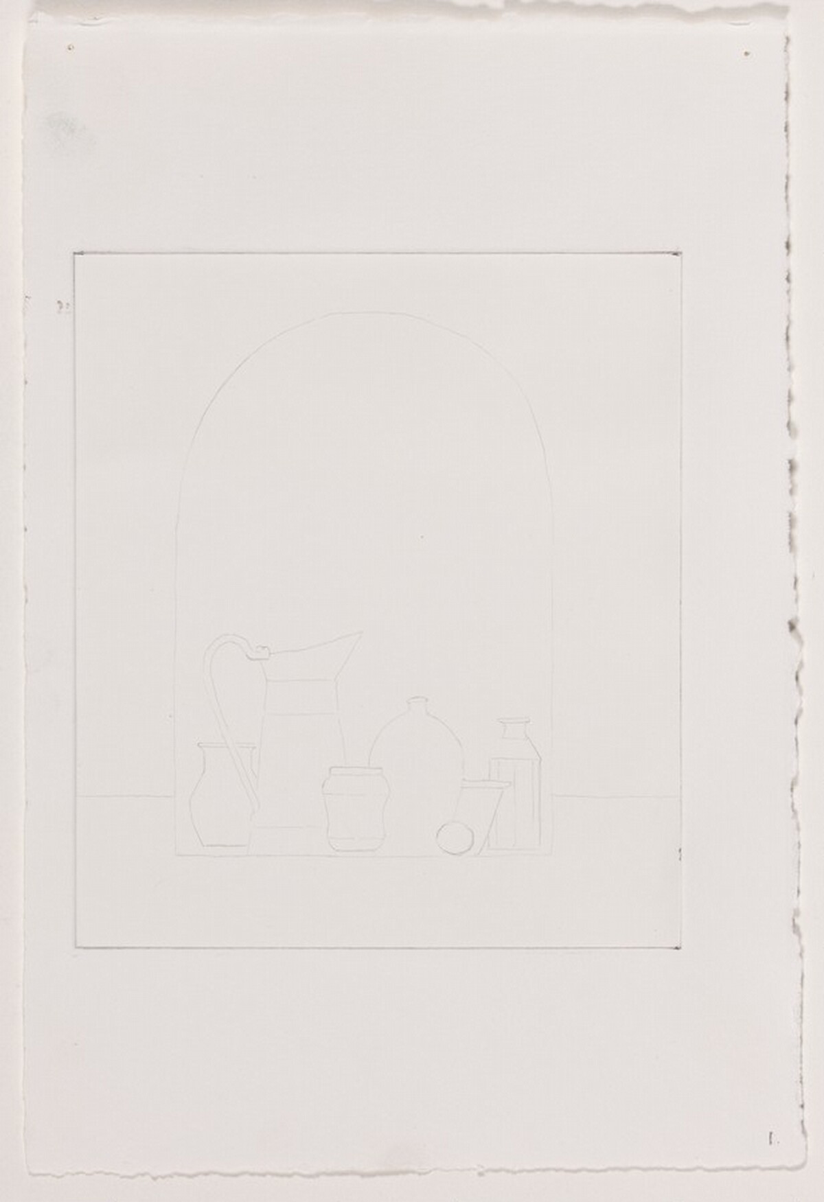 San Marco [working proof 1] by William Bailey