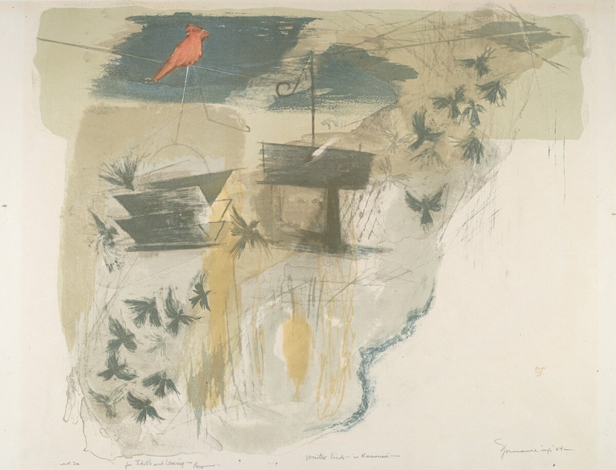 Winter Birds - In Memoriam by Benton Murdoch Spruance
