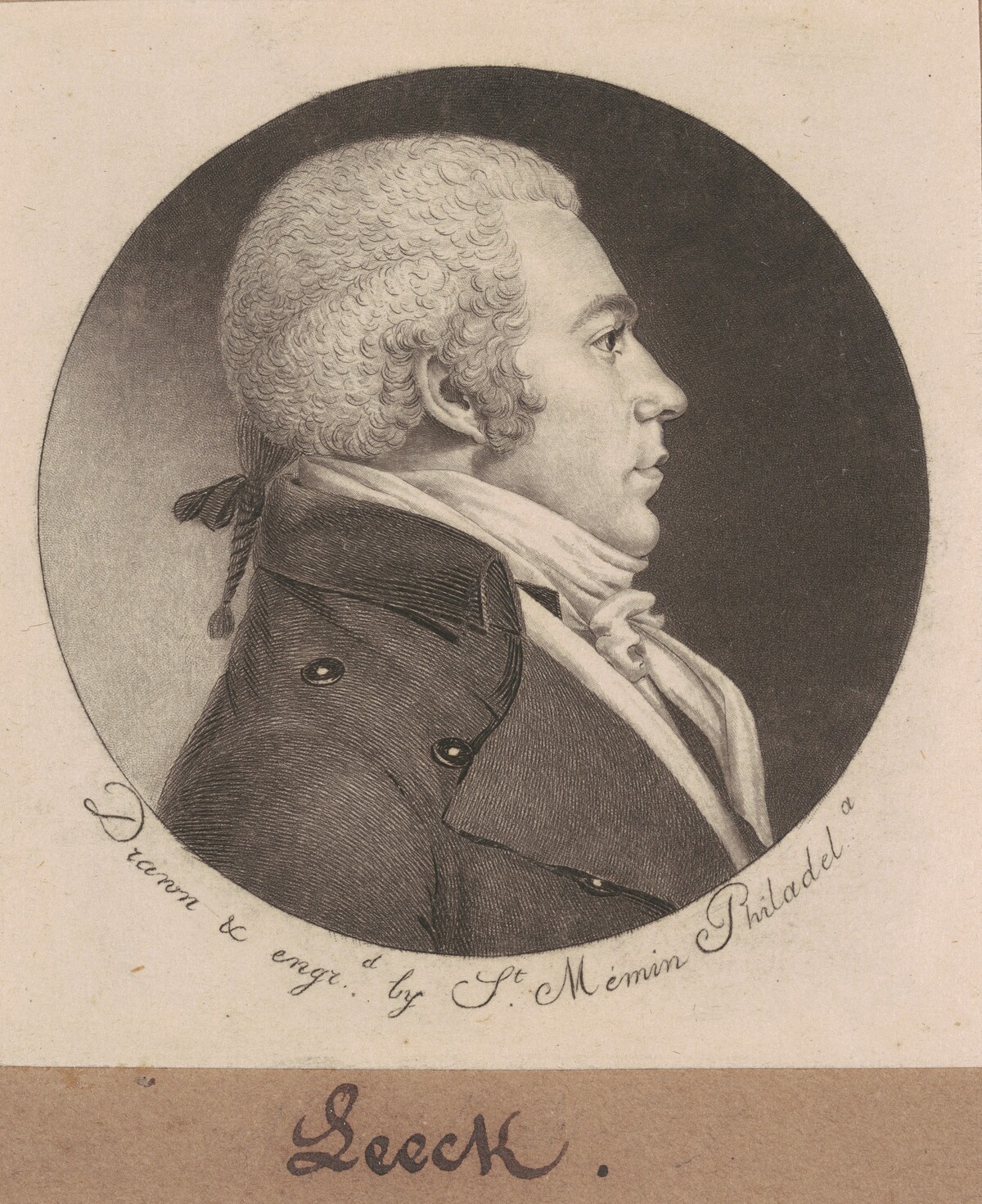 Leech by Charles B. J. Févret de Saint-Mémin