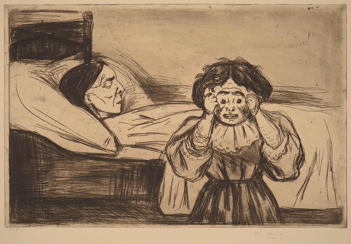 The Dead Mother and Her Child (Die tote Mutter und das Kind) by Edvard Munch