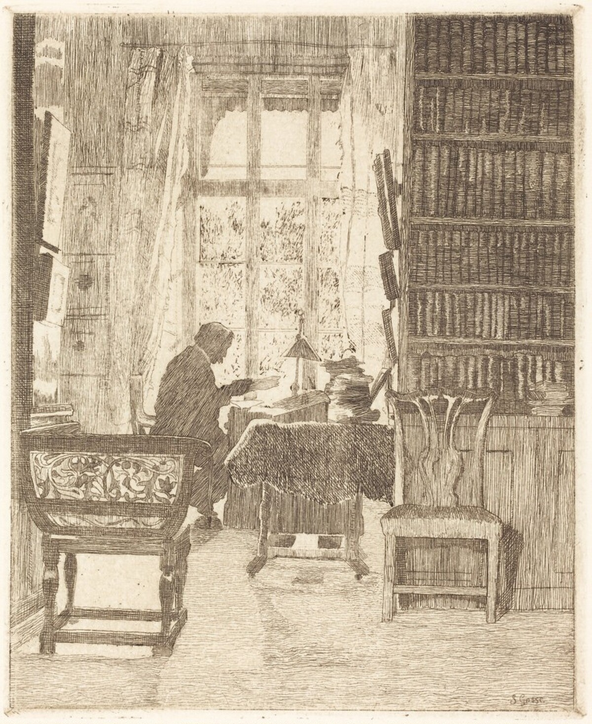 Sir Edmund William Gosse by Sylvia Gosse