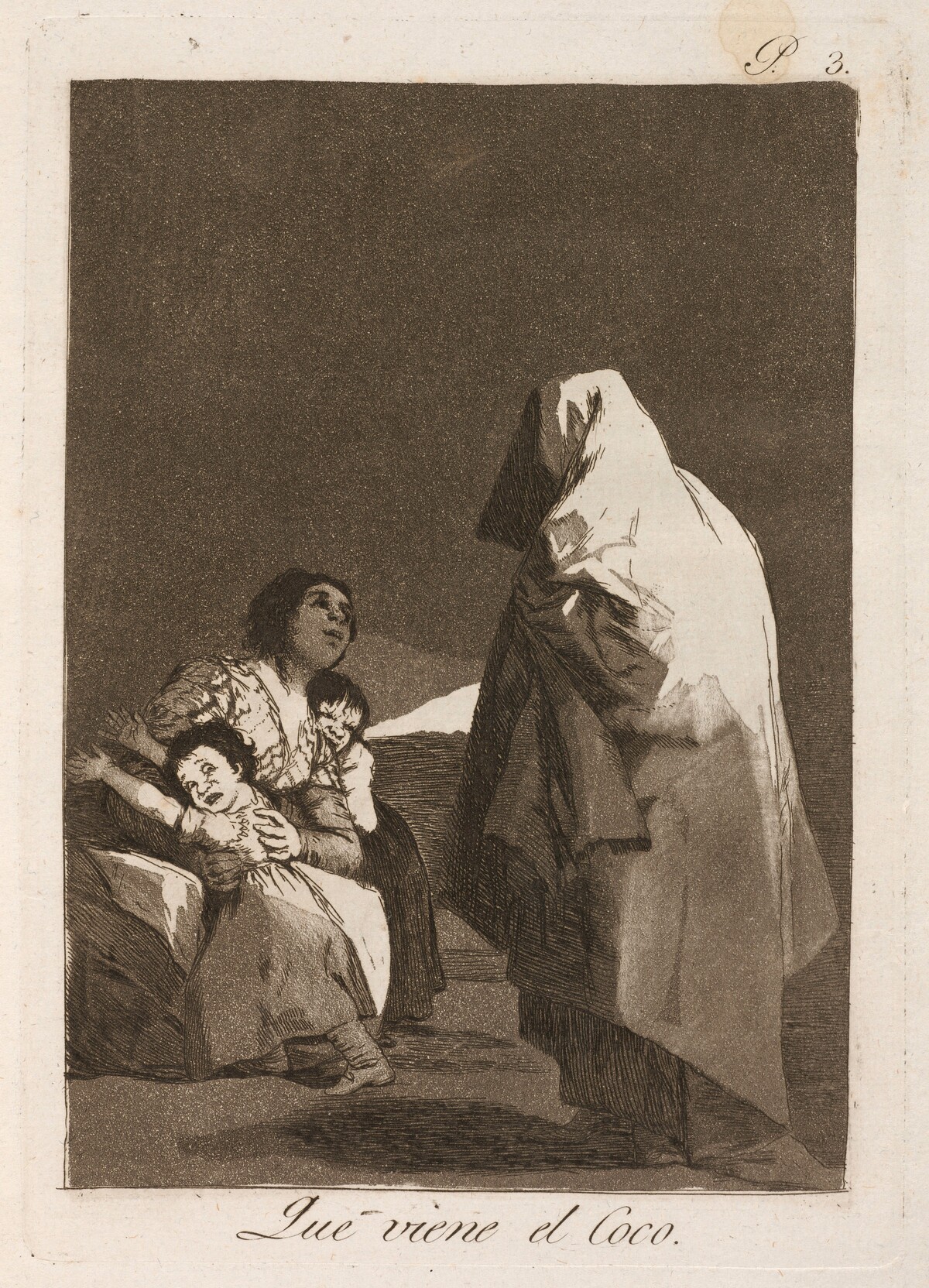 Que viene el coco (Here Comes the Bogey-Man) by Francisco Goya