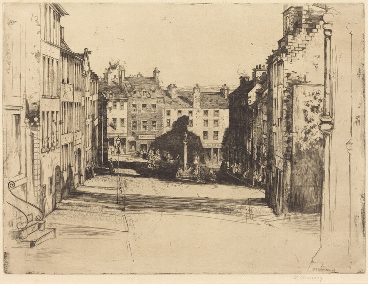 Broad Street, Stirling by David Young Cameron