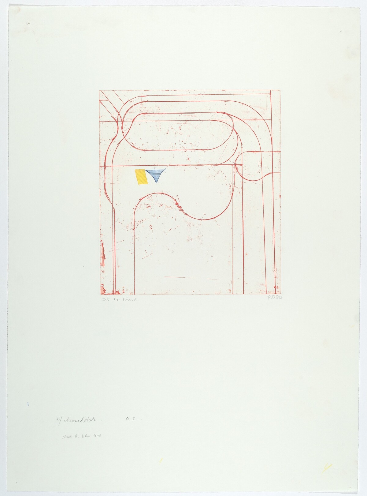 Construct (Red) by Richard Diebenkorn