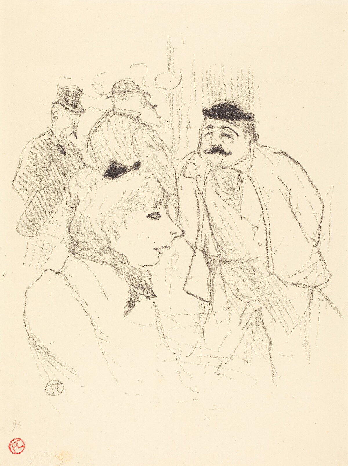 La Tige (Moulin-Rouge) by Henri de Toulouse-Lautrec