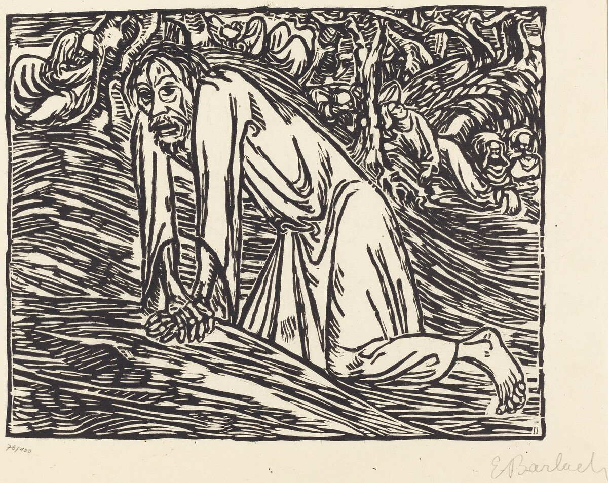 Christ in Gethsemane by Ernst Barlach