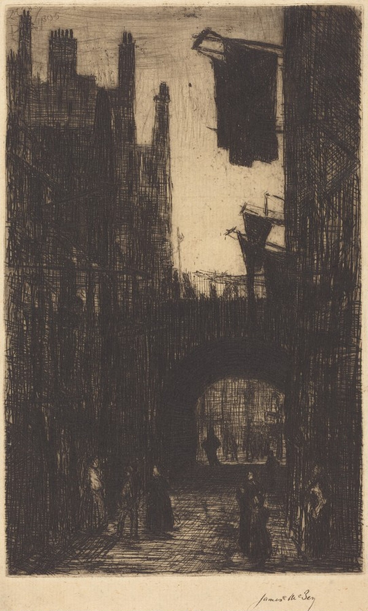 The Cowgate, Edinburgh by James McBey