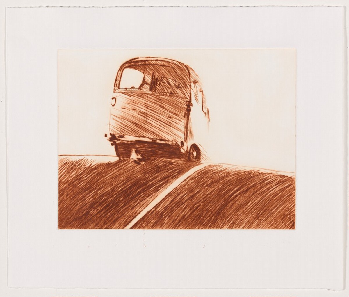Van [working proof 15] by Wayne Thiebaud