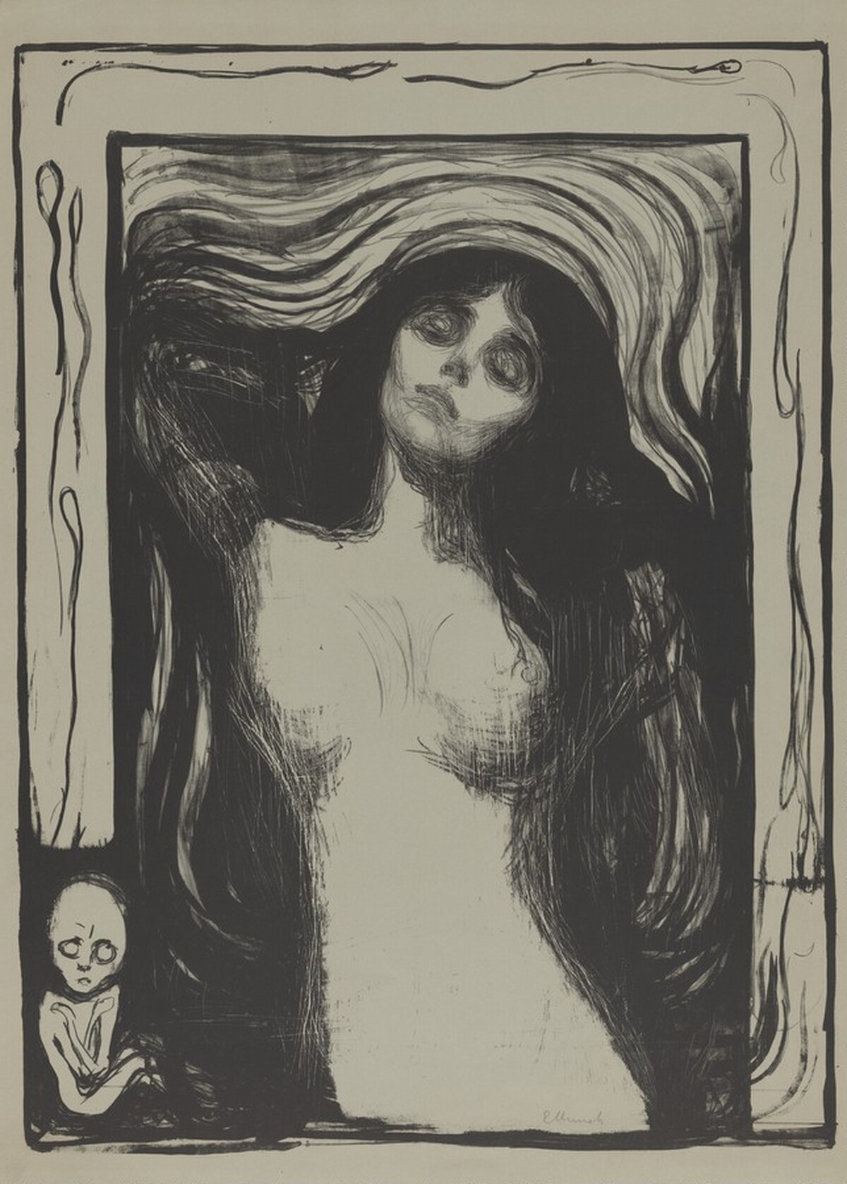 Madonna by Edvard Munch