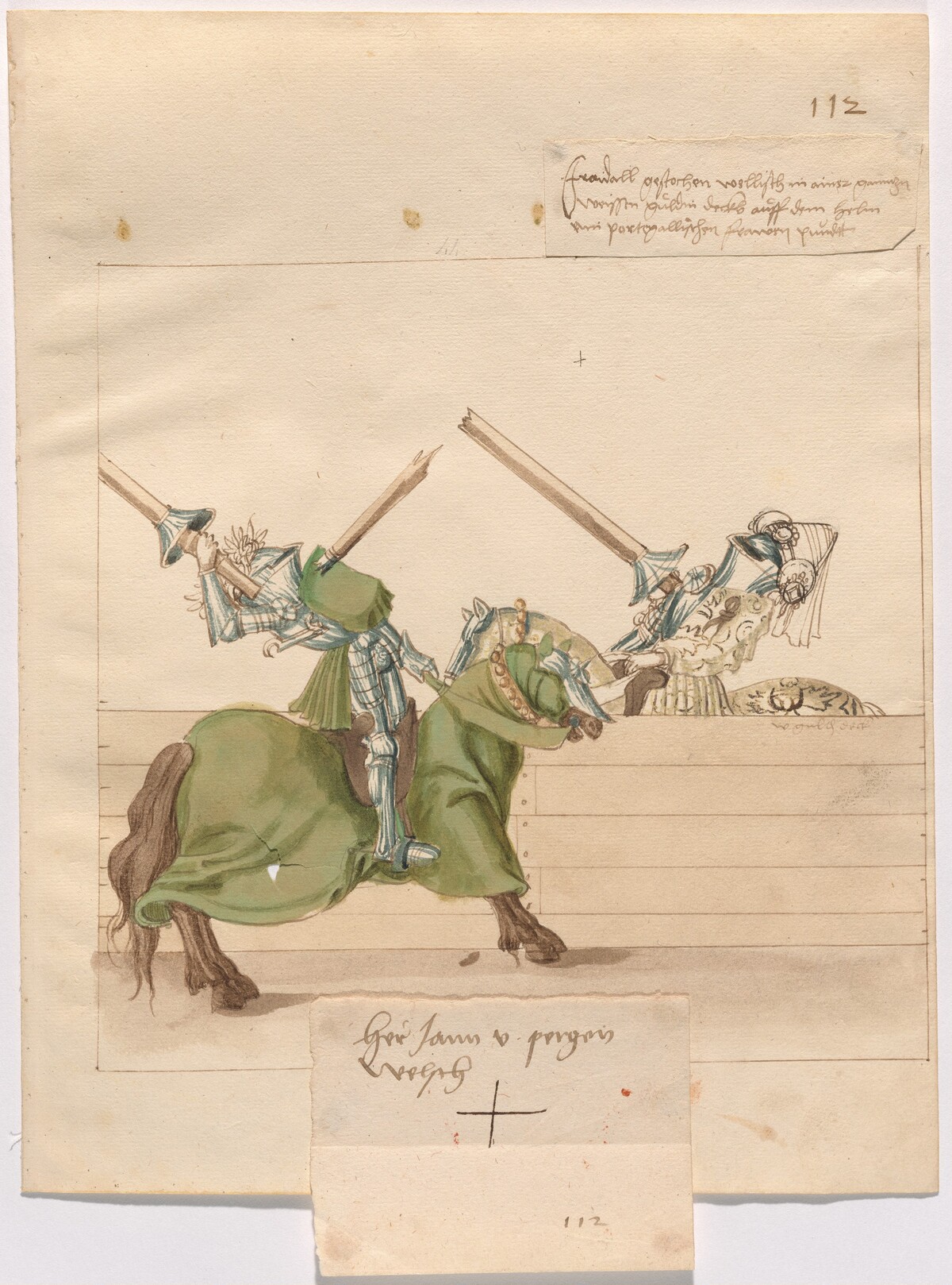 Italian Joust of Peace by German 16th Century