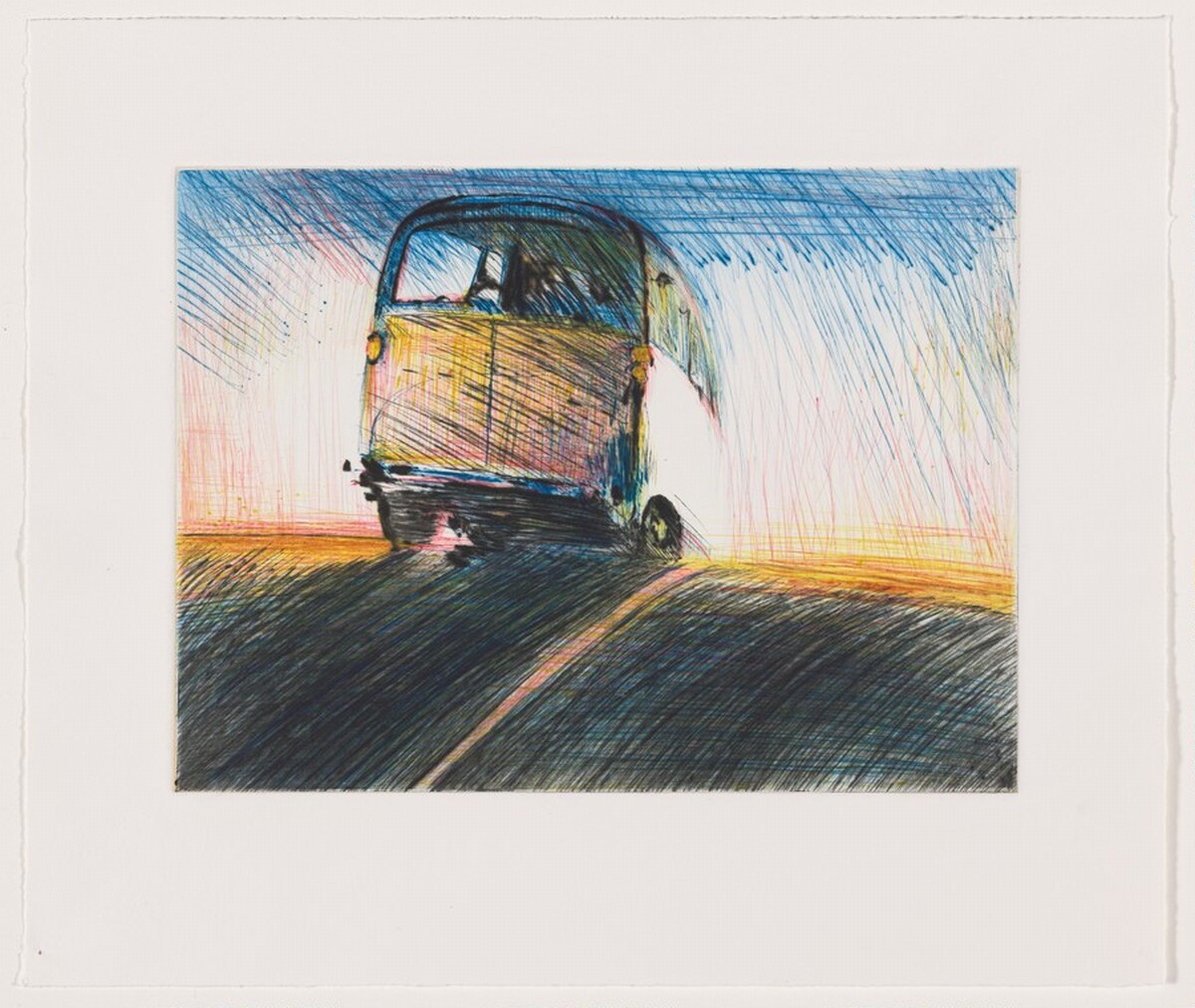 Van [working proof 18] by Wayne Thiebaud