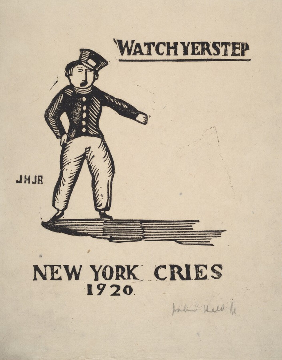 Watch Yer Step New York Cries by John Held Jr.