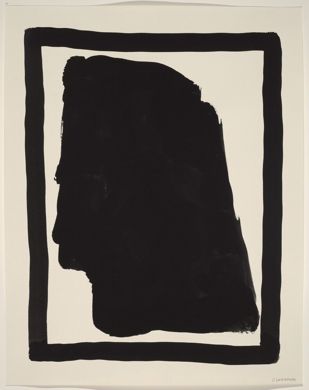 Black Gouache by Sol LeWitt