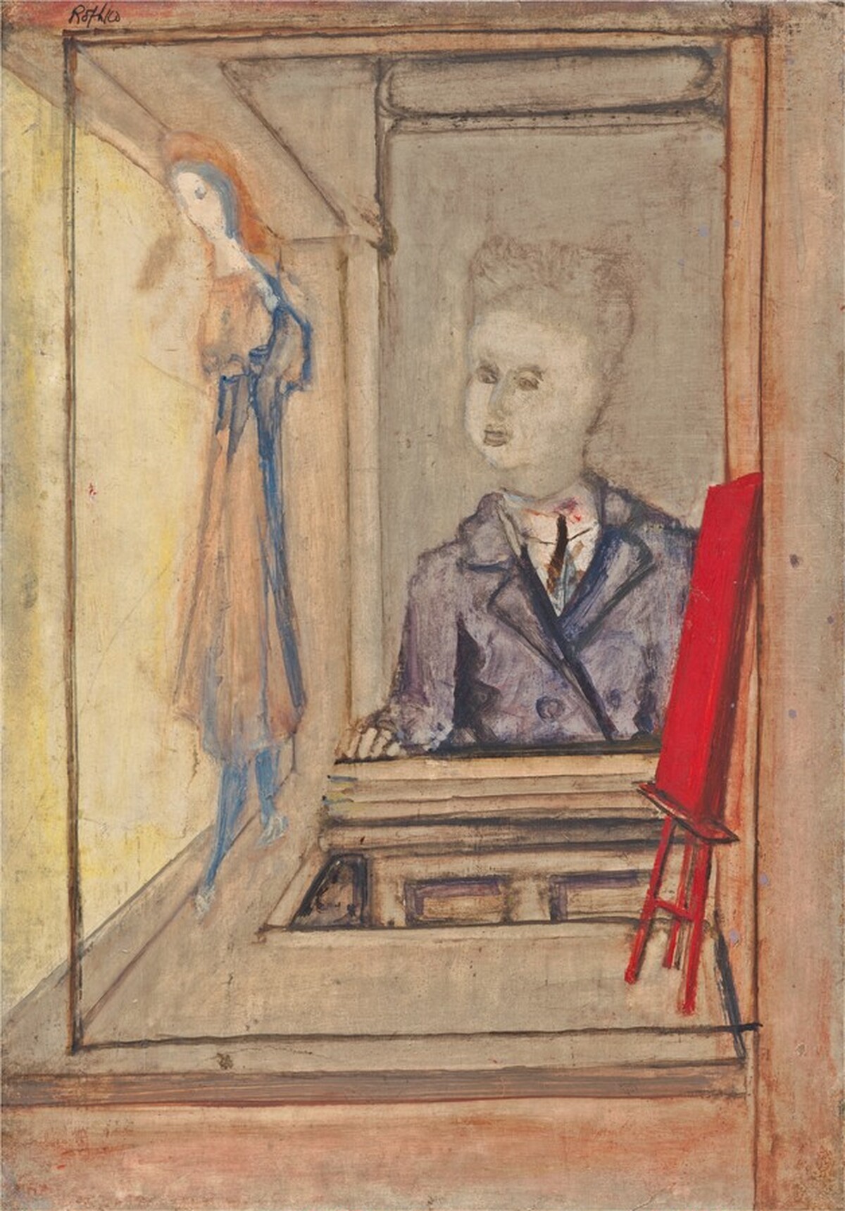 Thru the Window by Mark Rothko