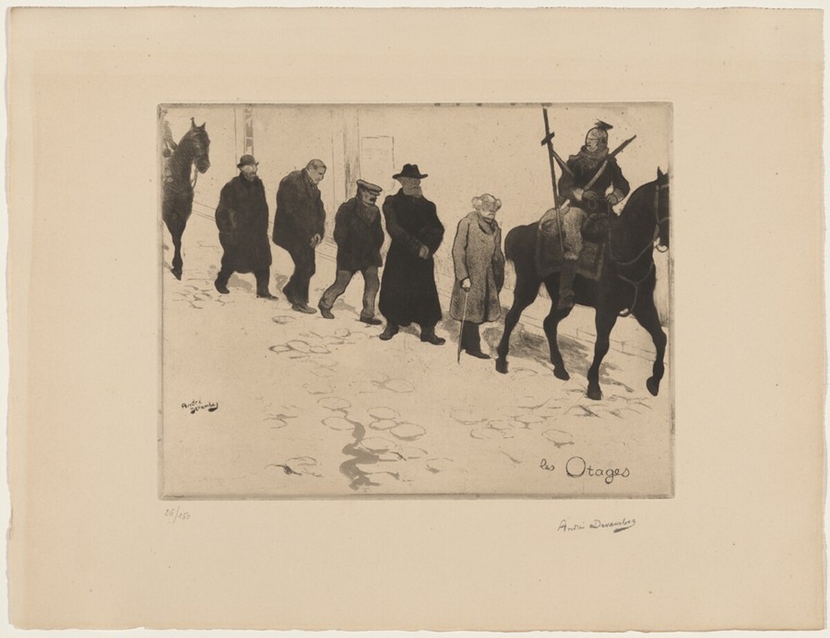 The Hostages (Les Otages) by Andre Devambez