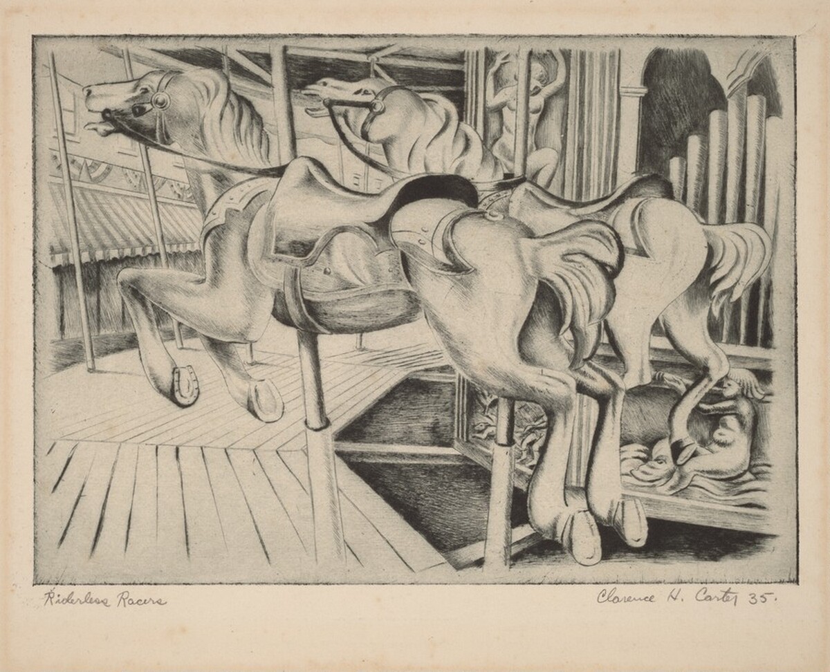 Riderless Racers by Clarence H. Carter