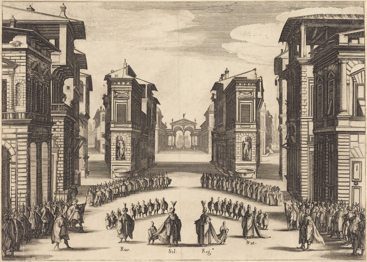 Il Solimano, Act II by Jacques Callot