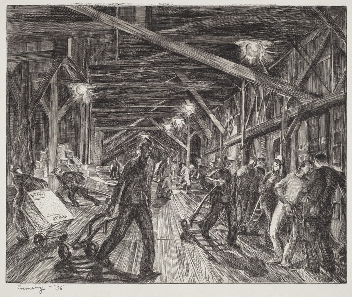 Stevedores by Beatrice Lavis Cuming
