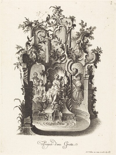 Project d'une Grotte (Plan for a Grotto)