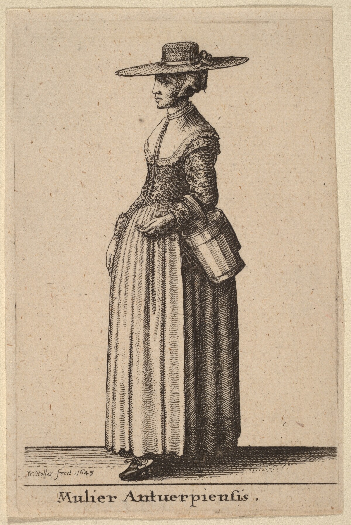 Mulier Antuerpiensis by Wenceslaus Hollar