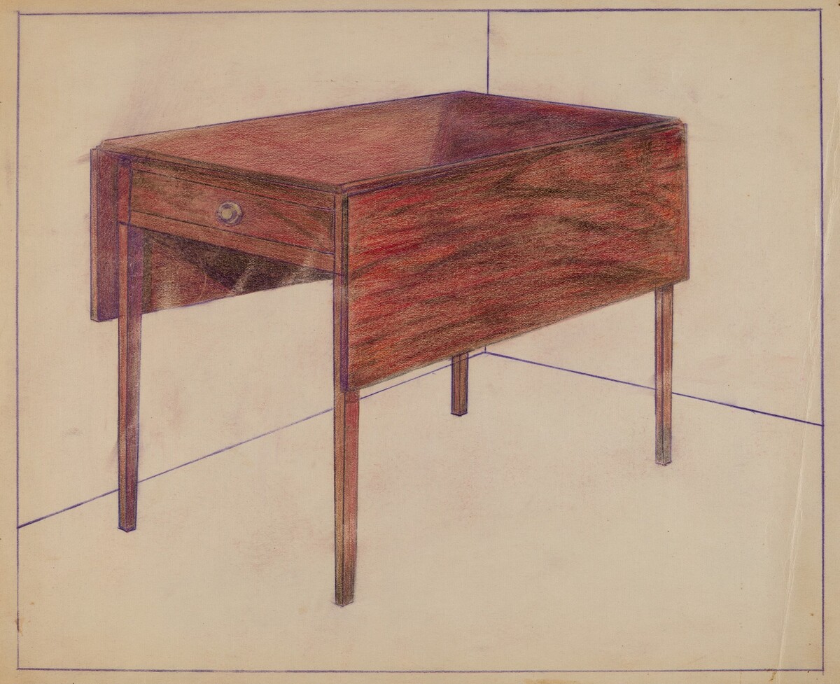 Drop-leaf Table by Charles Charon