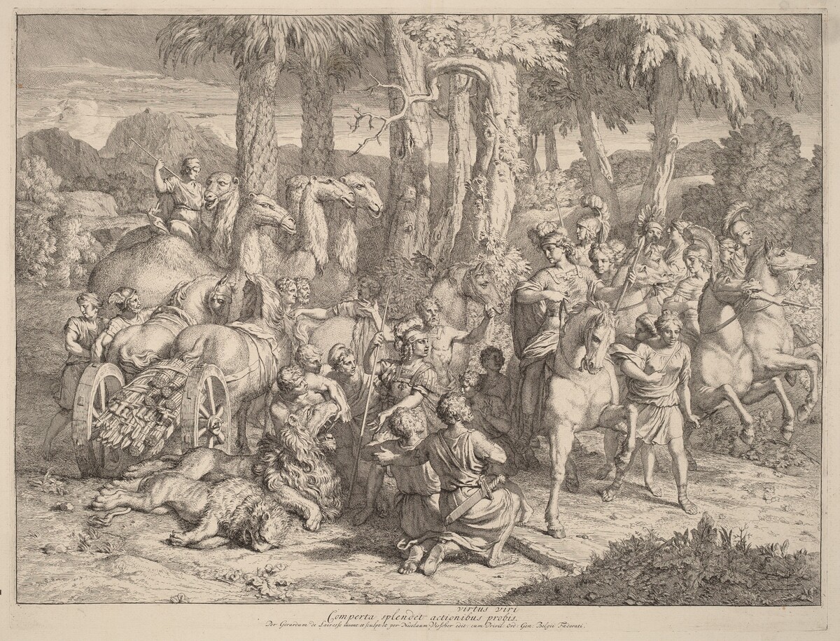 Semiramis on the Lion Hunt by Gerard de Lairesse