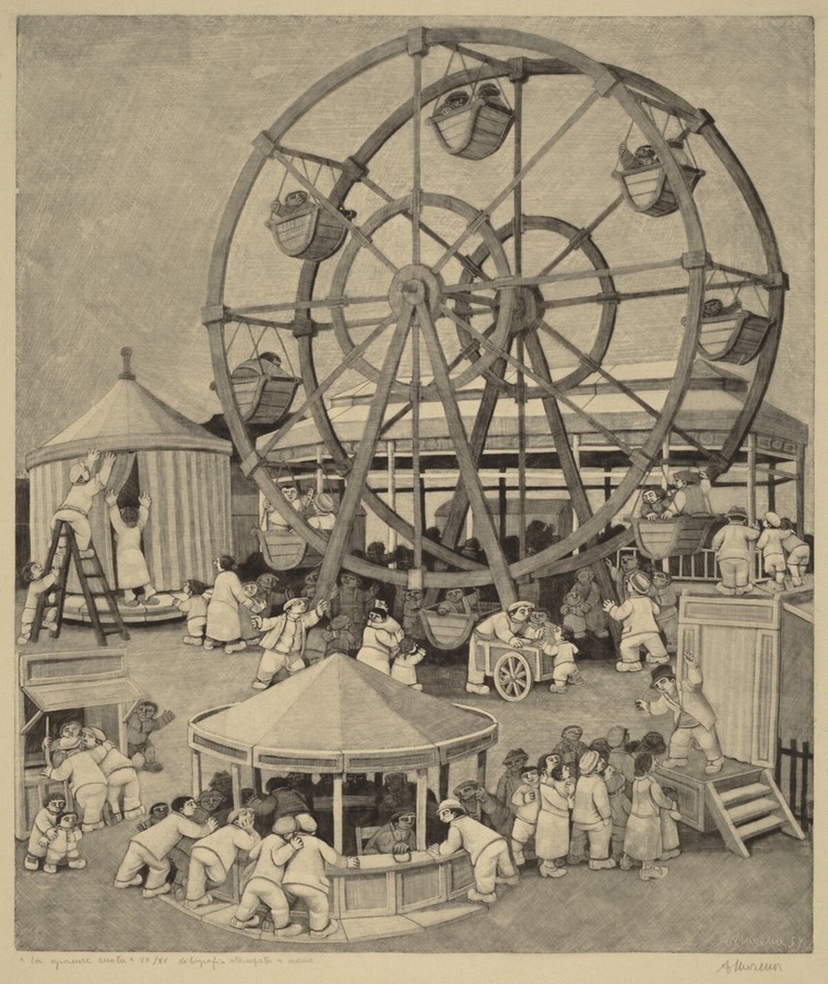 La Grande Ruotta (The Ferris Wheel) by Alberico Morena