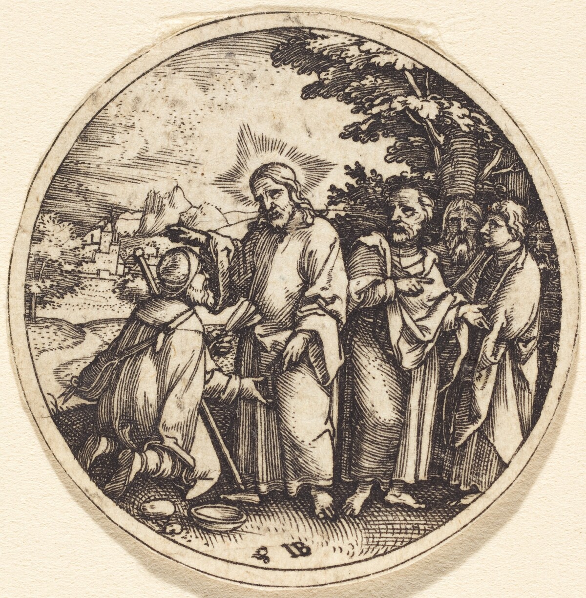 Christ Consoling the Centurion by Master IB