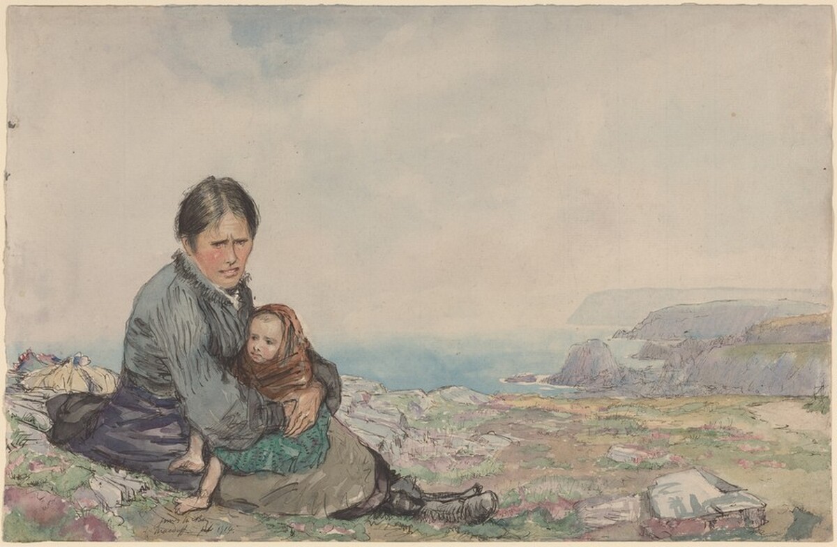 Sick Child by James McBey