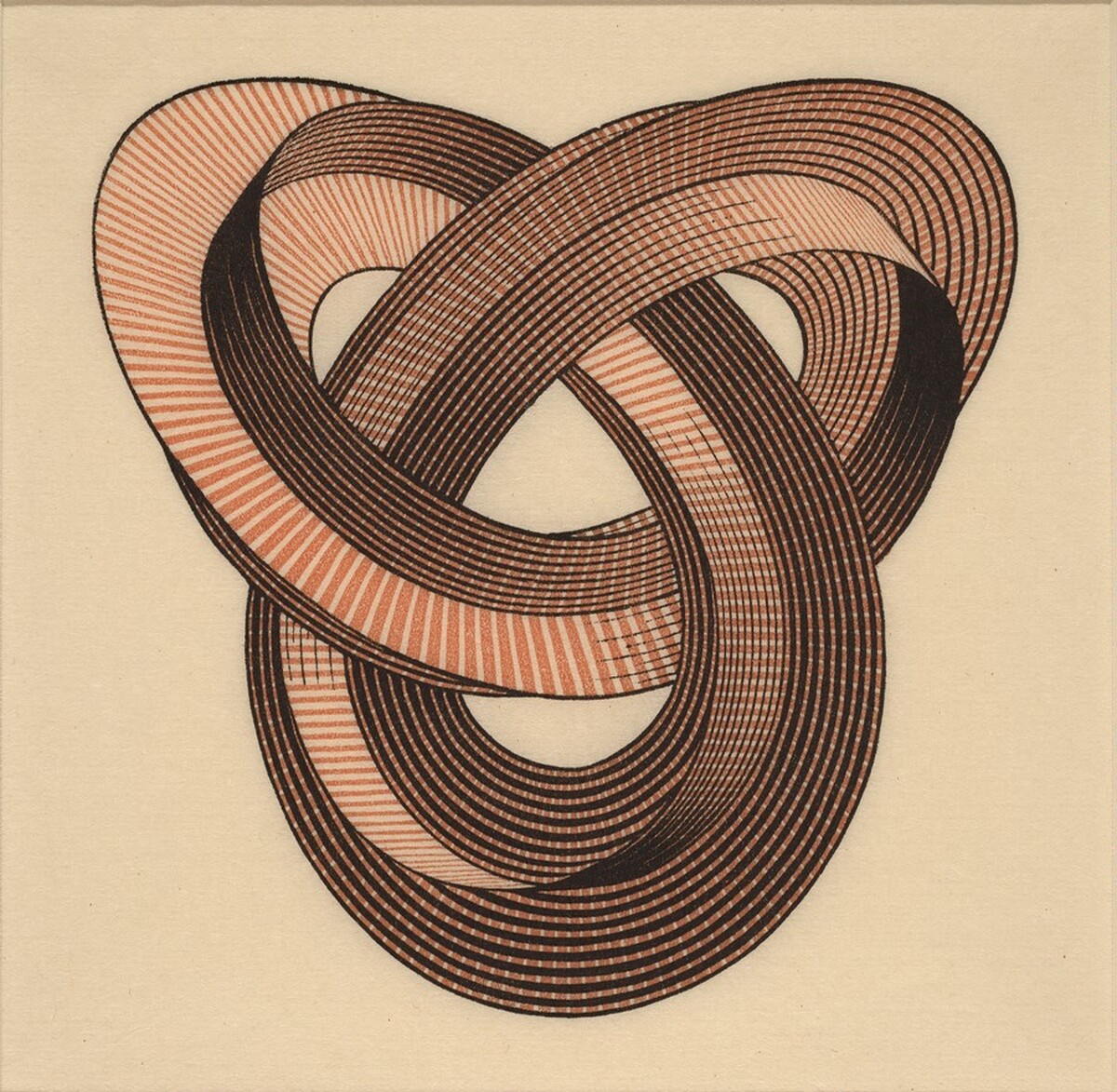 Knots by M.C. Escher