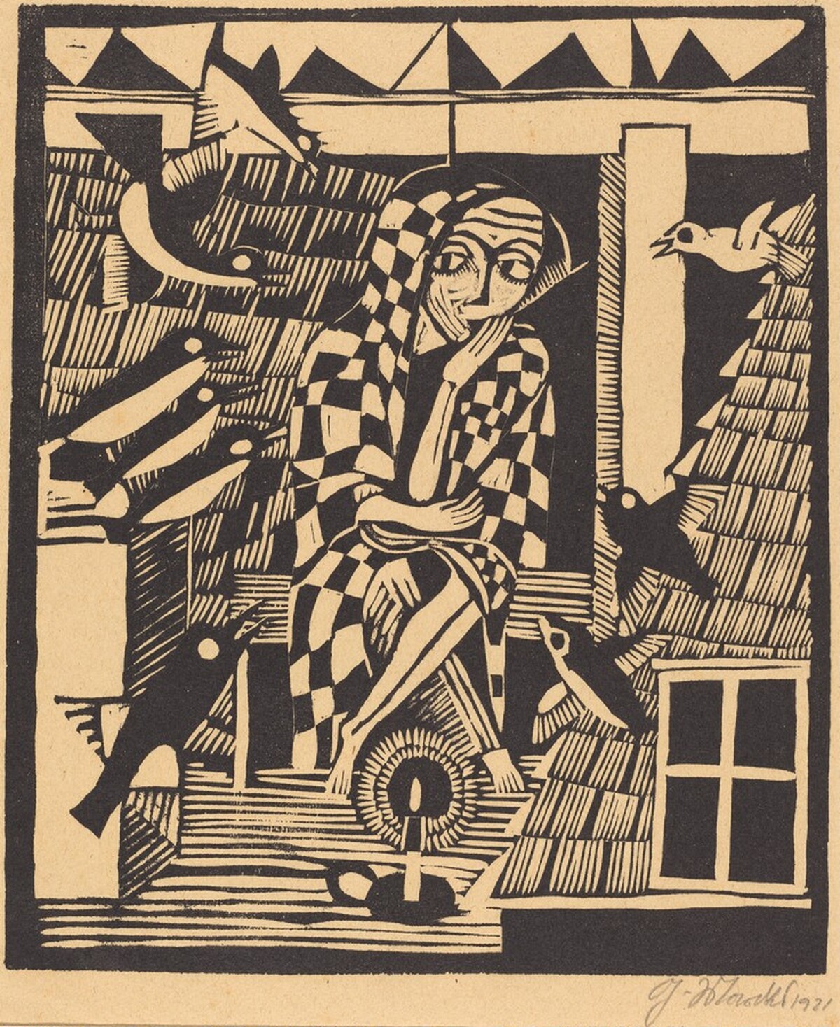 Die Eule by Gerhard Marcks