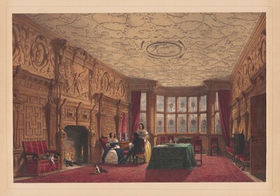 Caved Parlor, Crewe Hall, Cheshire