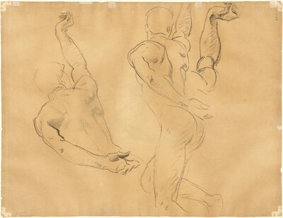 Studies of Male Nudes [verso]