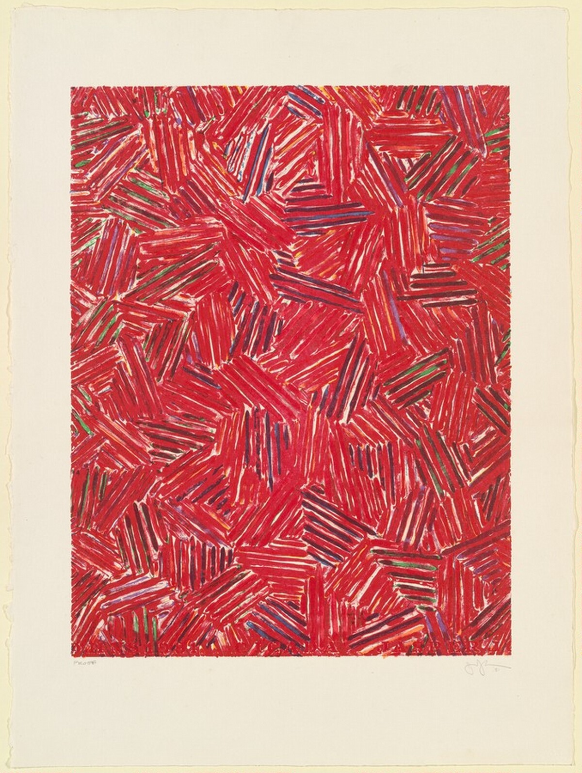 Cicada [proof] by Jasper Johns
