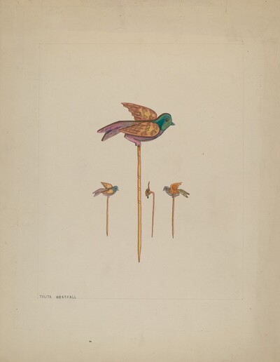 Bird Stick Pin