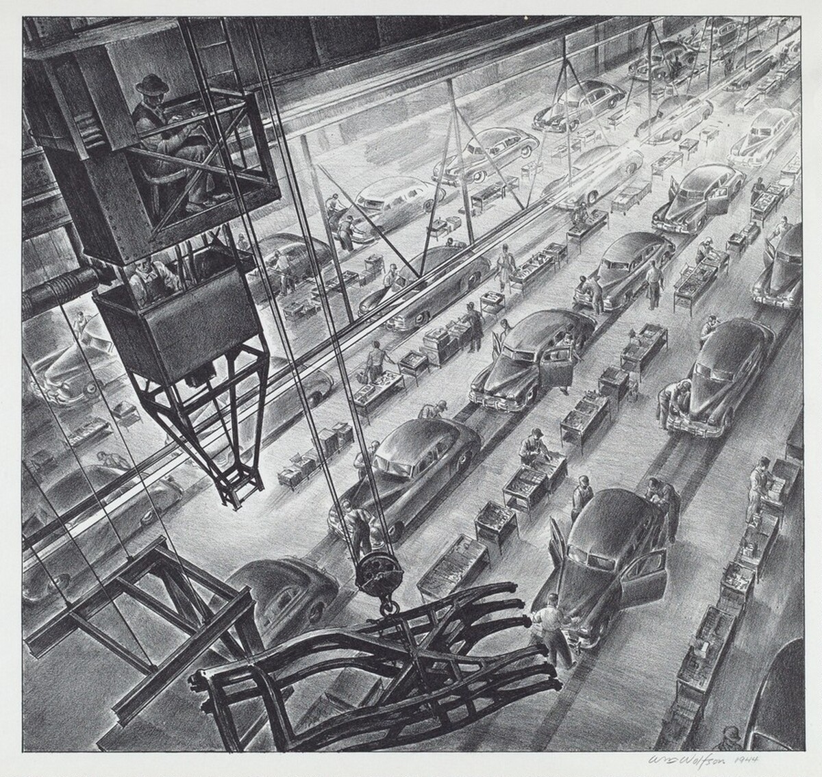 Auto Factory by William Wolfson